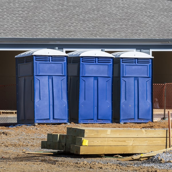 how do you ensure the portable restrooms are secure and safe from vandalism during an event in Dakota Wisconsin